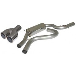 Piper exhaust Skoda Octavia MK2 VRS - 2.5 inch Stainless Steel Cat back system, Piper Exhaust, TSKO2S